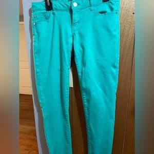 Teal Skinny Jeans